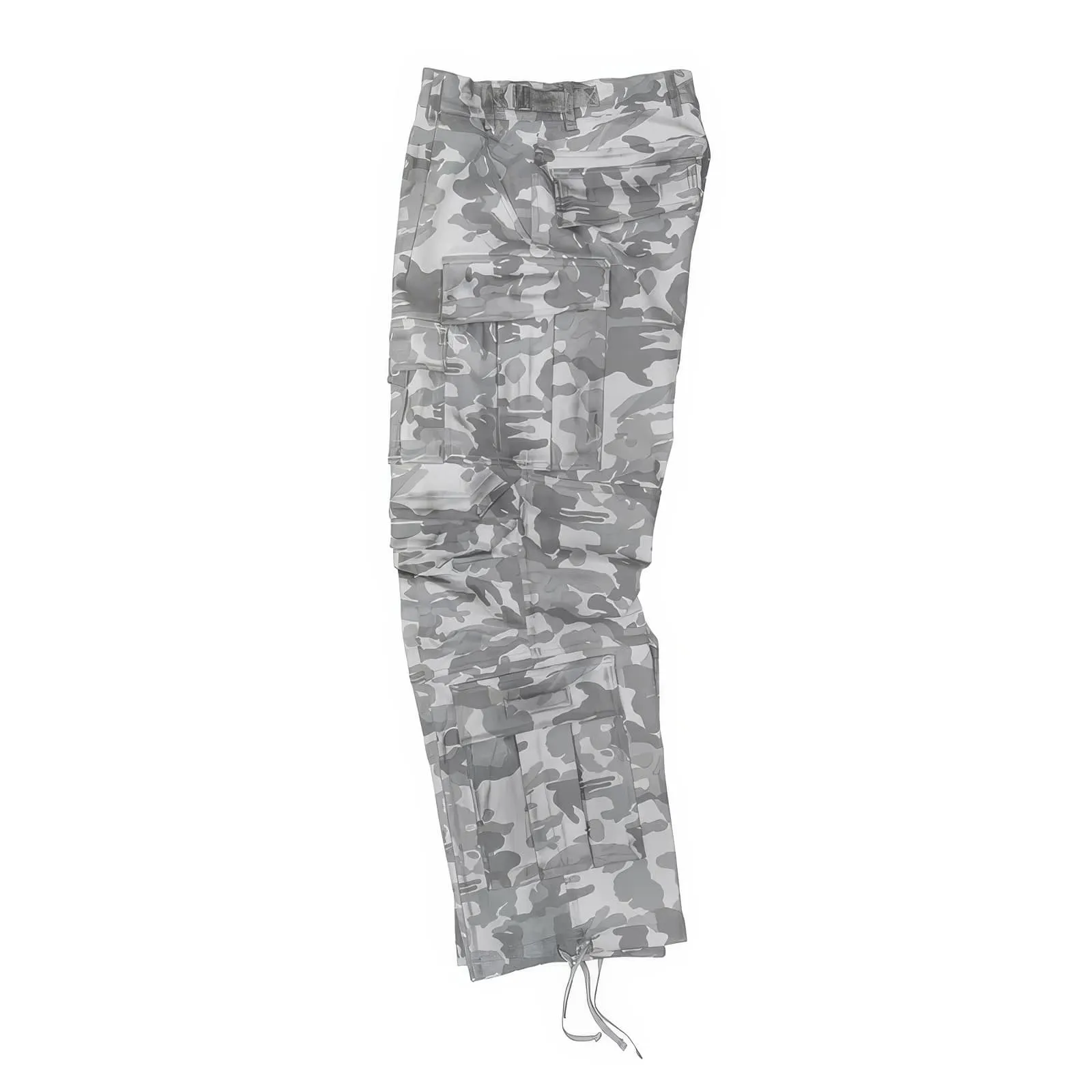 Light Camouflage Wide Leg Baggy Cargo Pants