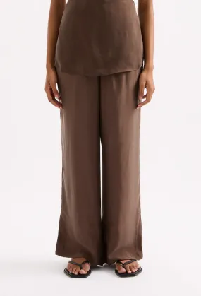 LINNEA CUPRO PANTS | CLOVE