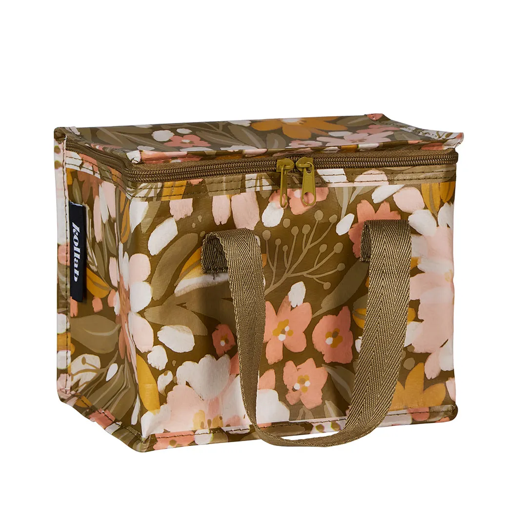 Lunch Box Khaki Floral