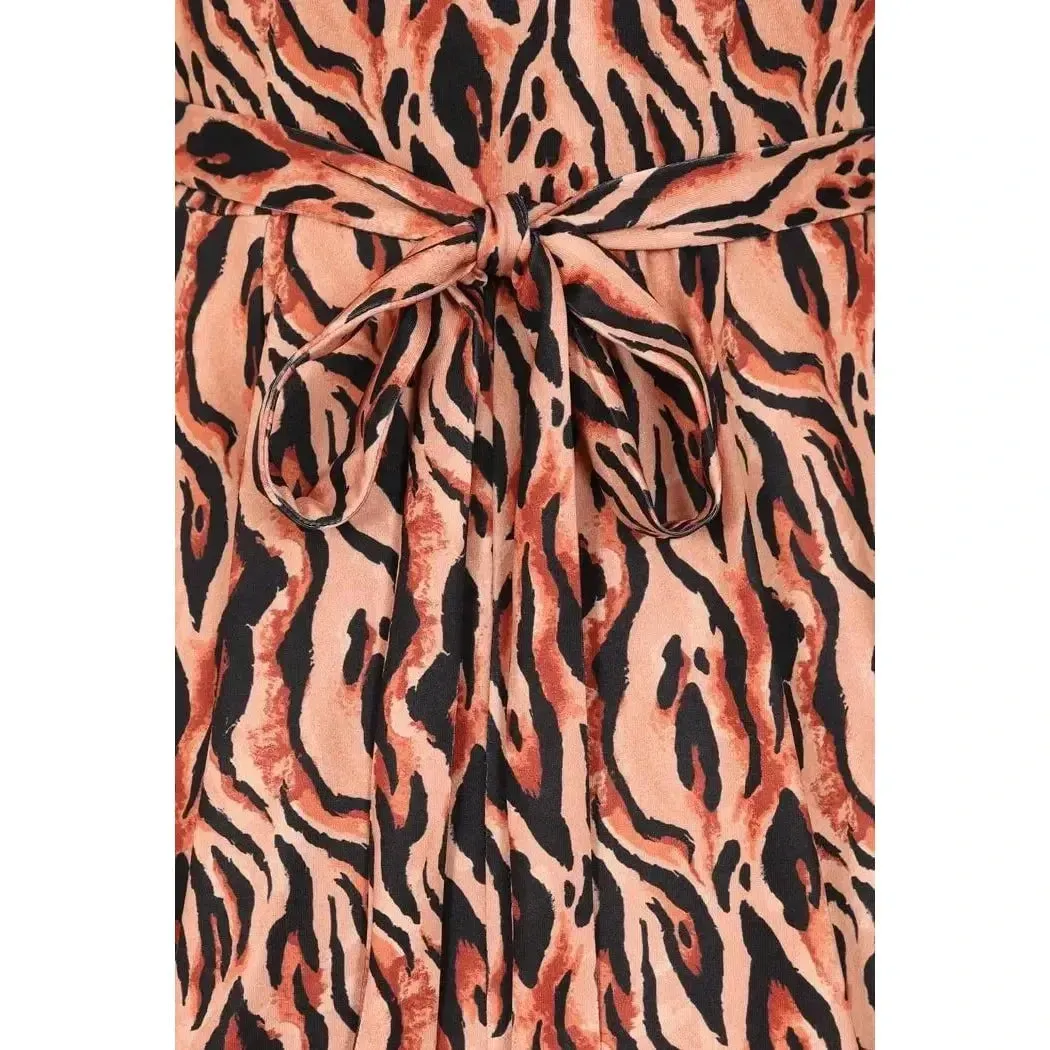 Lyra Dress - Tiger Print