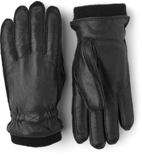 Malte Elk Leather Glove - Black