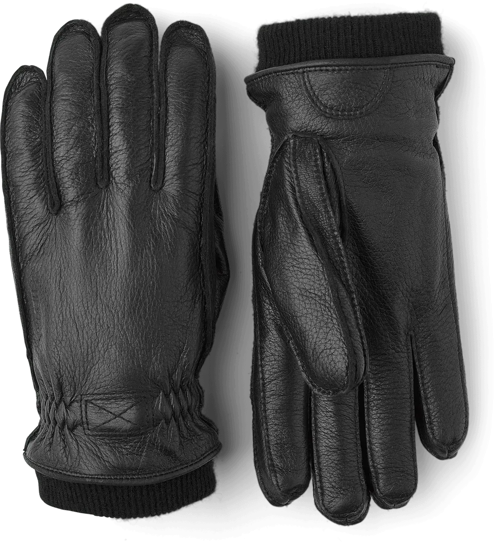 Malte Elk Leather Glove - Black