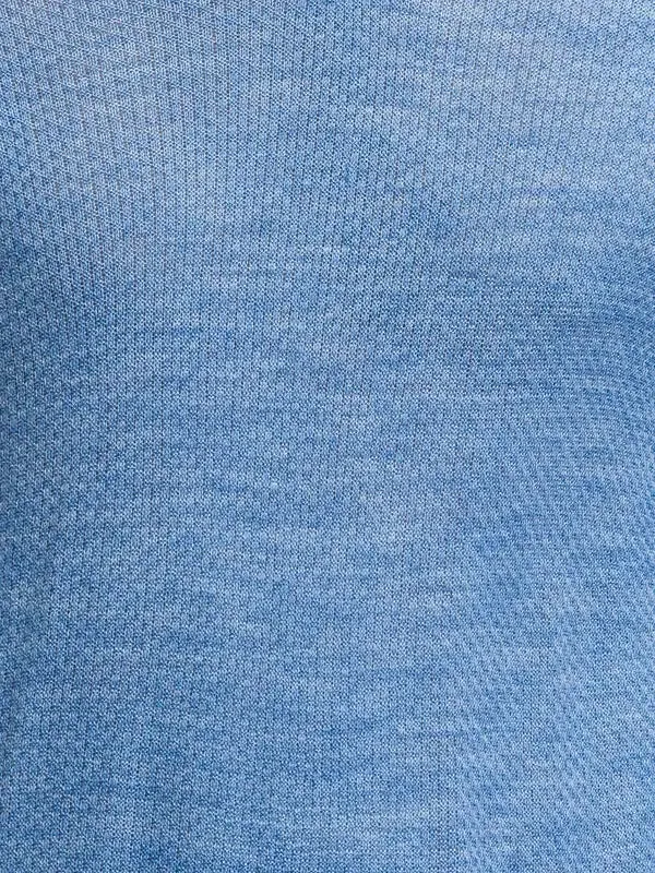 Men Blue Structure Acrylic Full Sleeve Sweaters