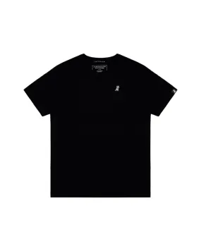 Mens Crew Neck Jersey T-shirt - Black A11