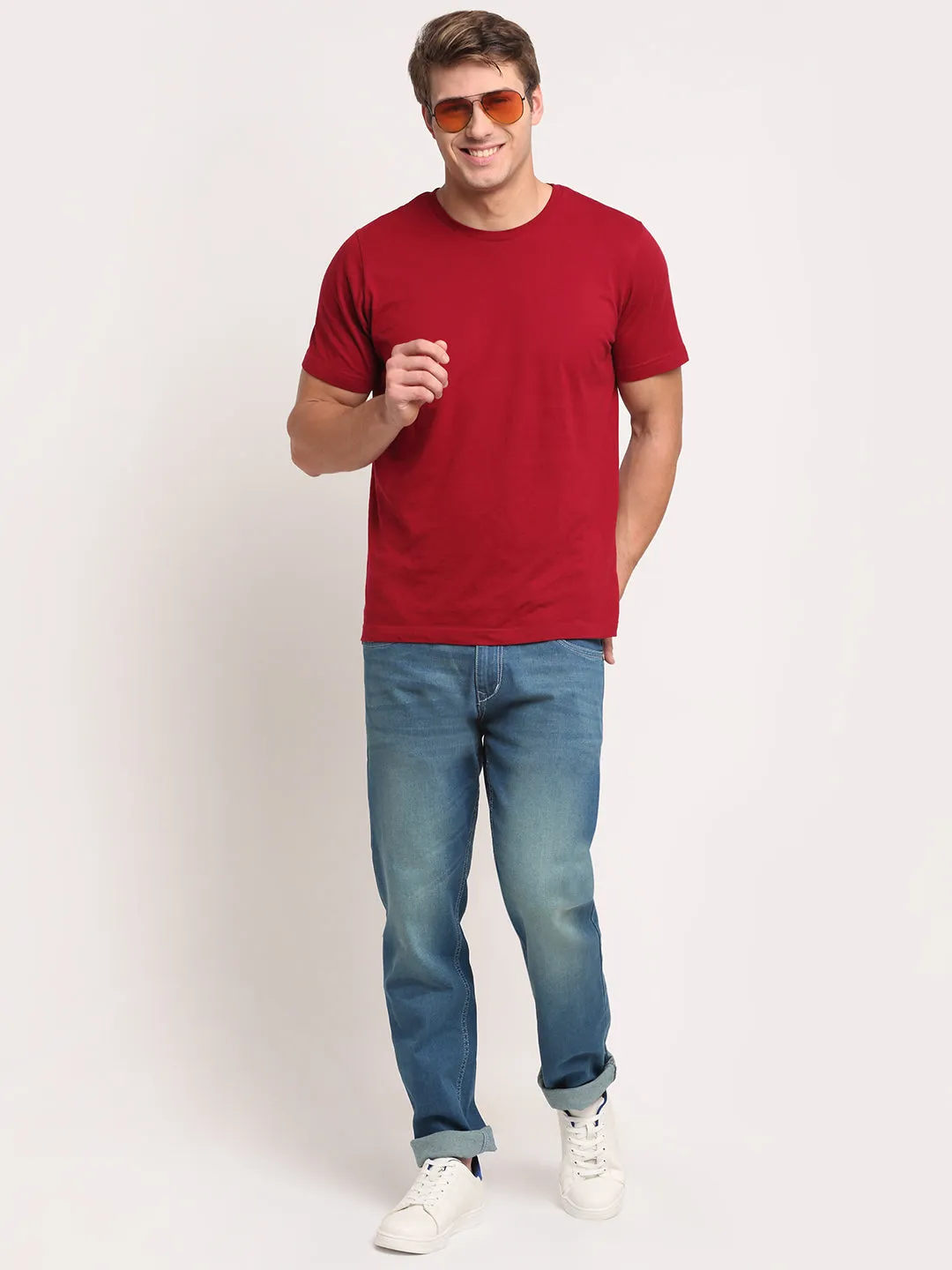 Men's Ultra Narrow fit Heavy Fade Dirty Green  Jeans