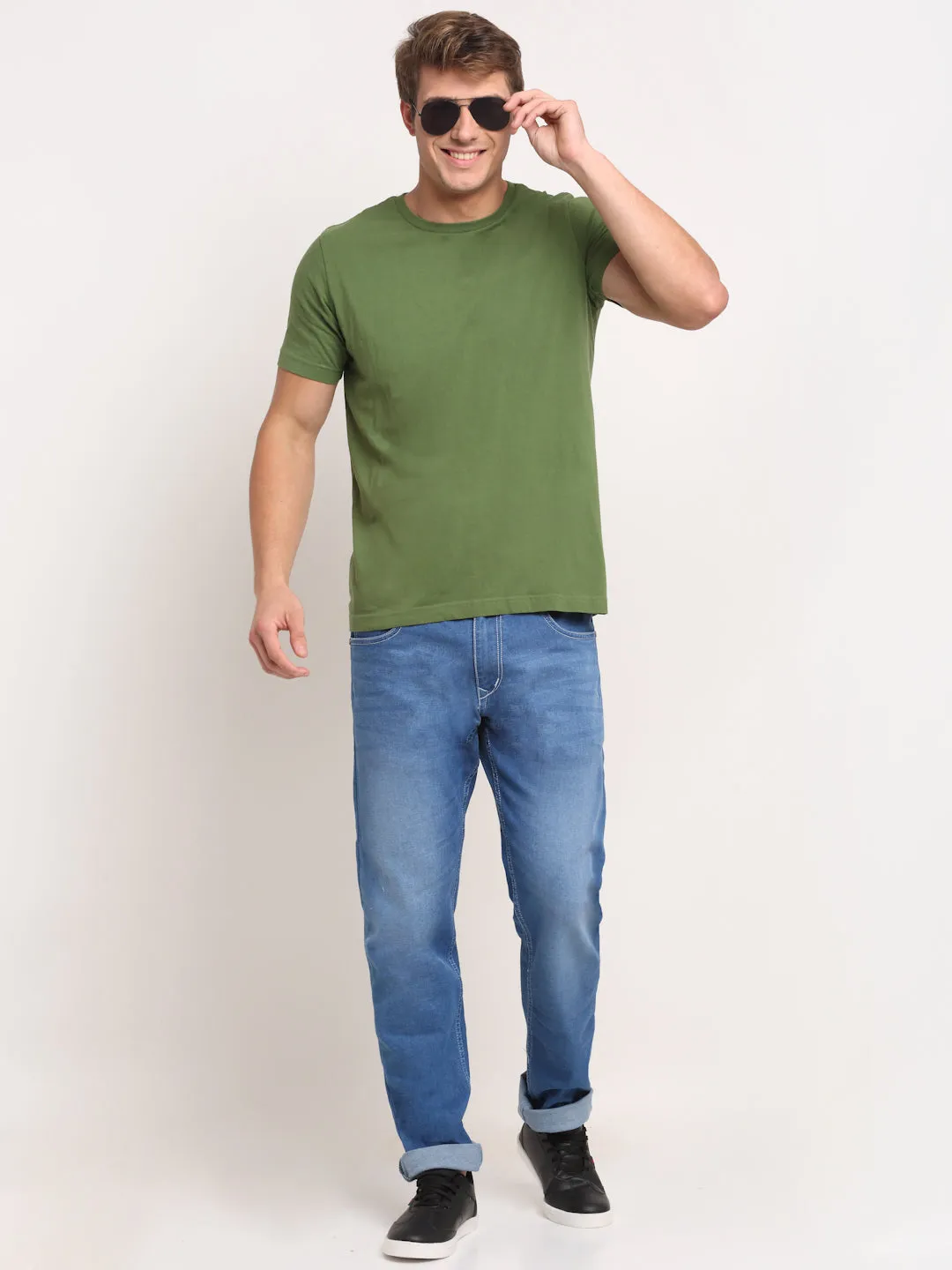 Men's Ultra Narrow fit Medium Fade Blue  Jeans