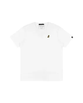 Mens V-Neck Jersey T-shirt - White A36