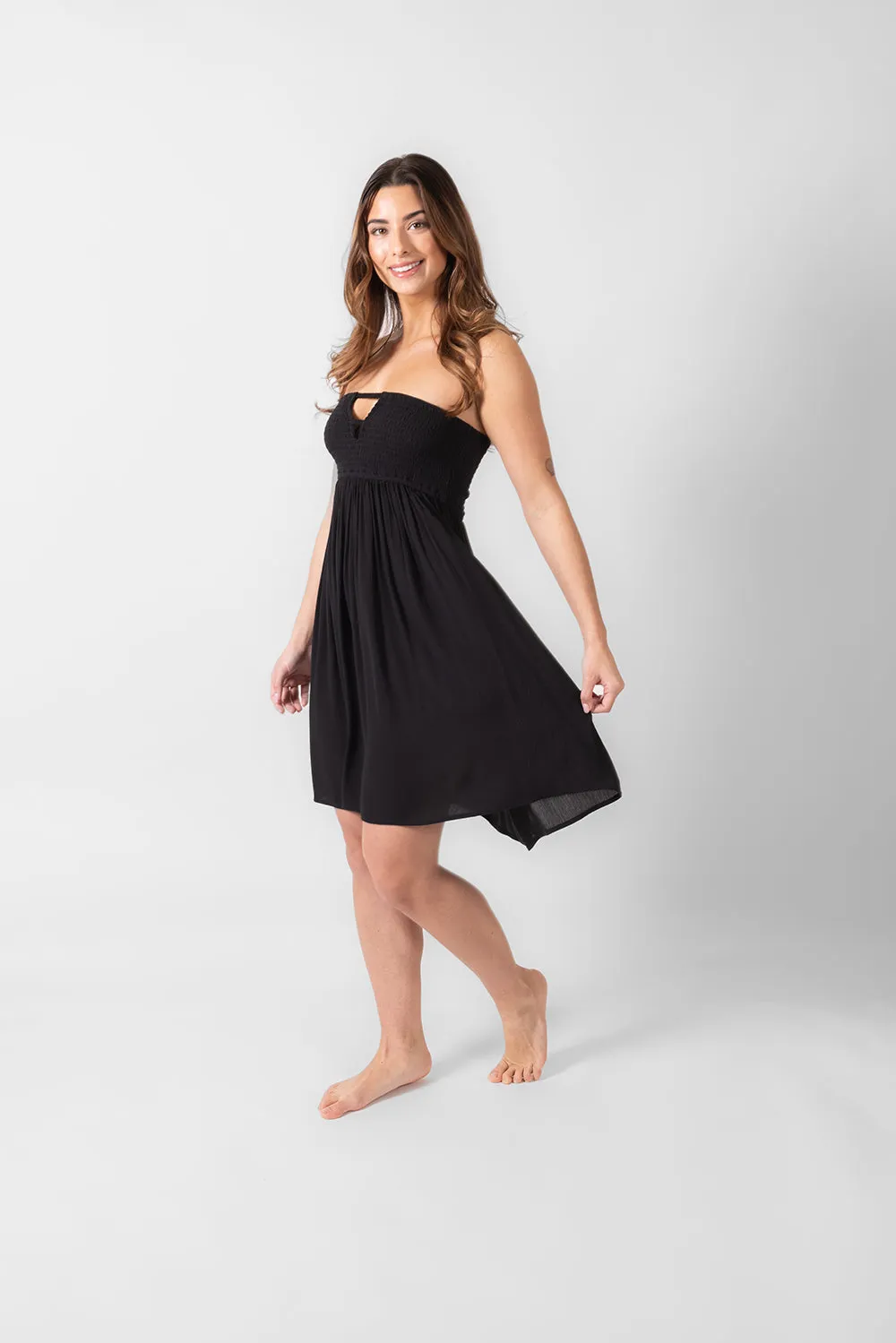 Miami Strapless Bandeau Mini Dress