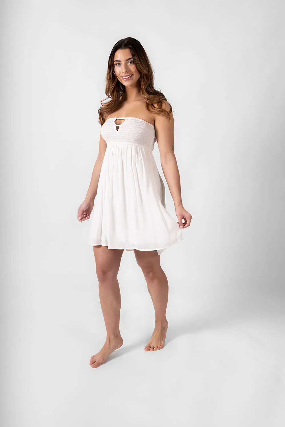 Miami Strapless Bandeau Mini Dress