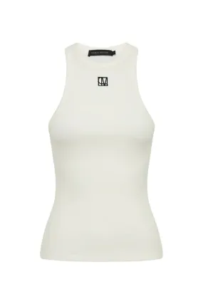 Nora Rib Tank | Soft White