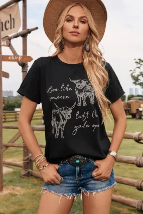 “Open Gate” Ranch Tee