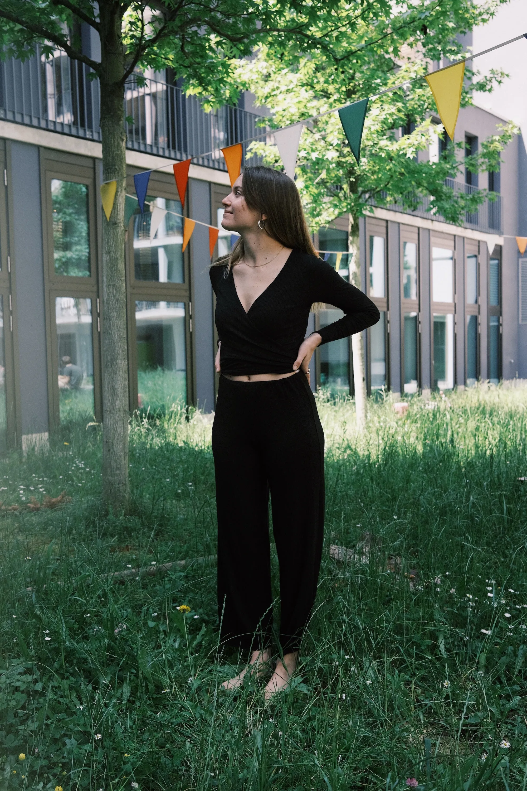 pants - bella - black
