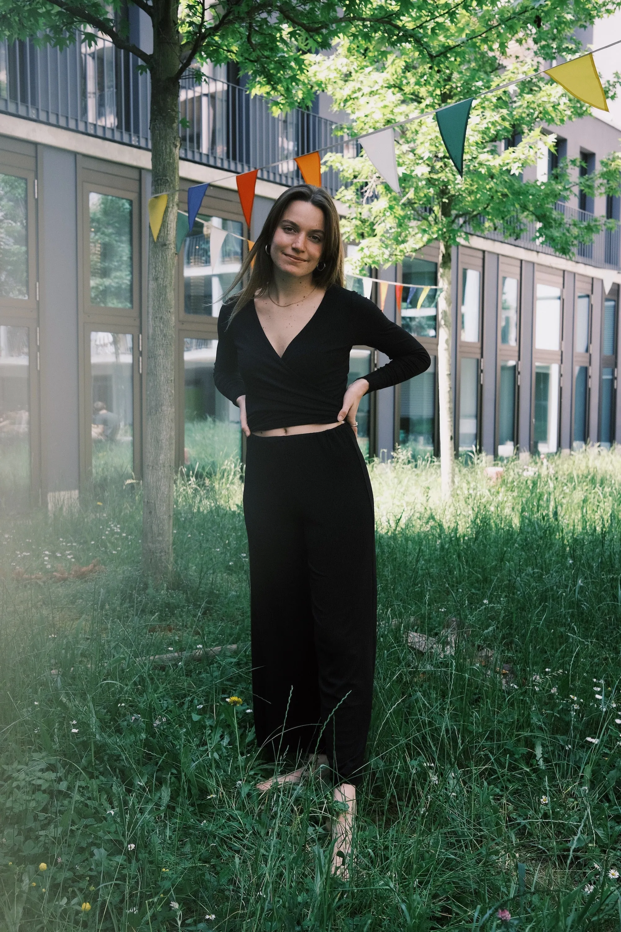 pants - bella - black