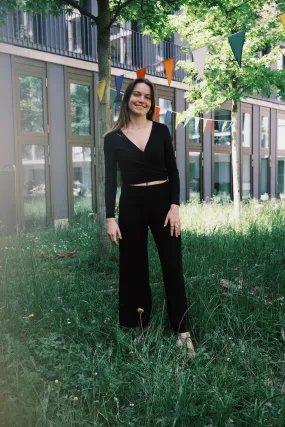 pants - bella - black