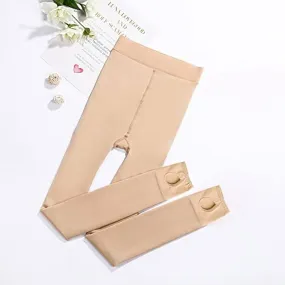 Plus Size Leggings Warm Translucent High Waist Slim Tights Elasticity Leggings  468904