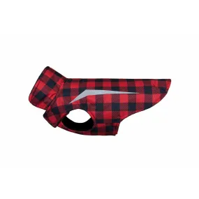 RC Dog Coat Shasta Red Buffalo Plaid