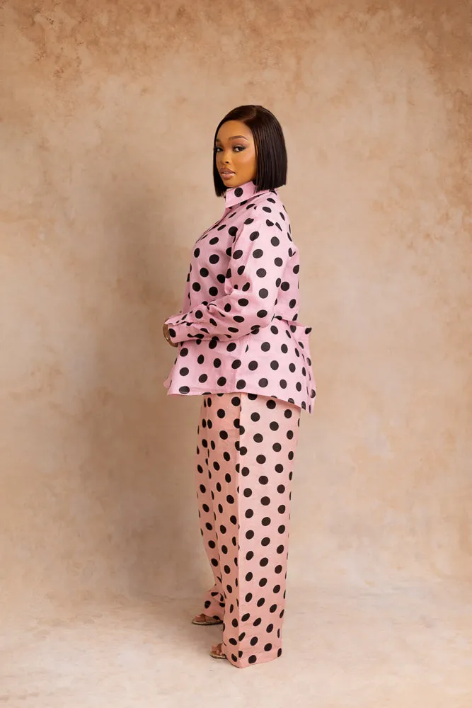 RHODES PANT SET - PINK