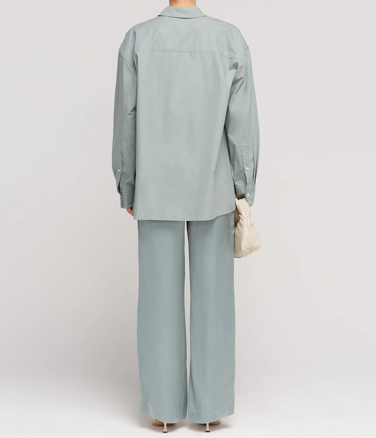 Ross Wide Leg Pants in Aqua