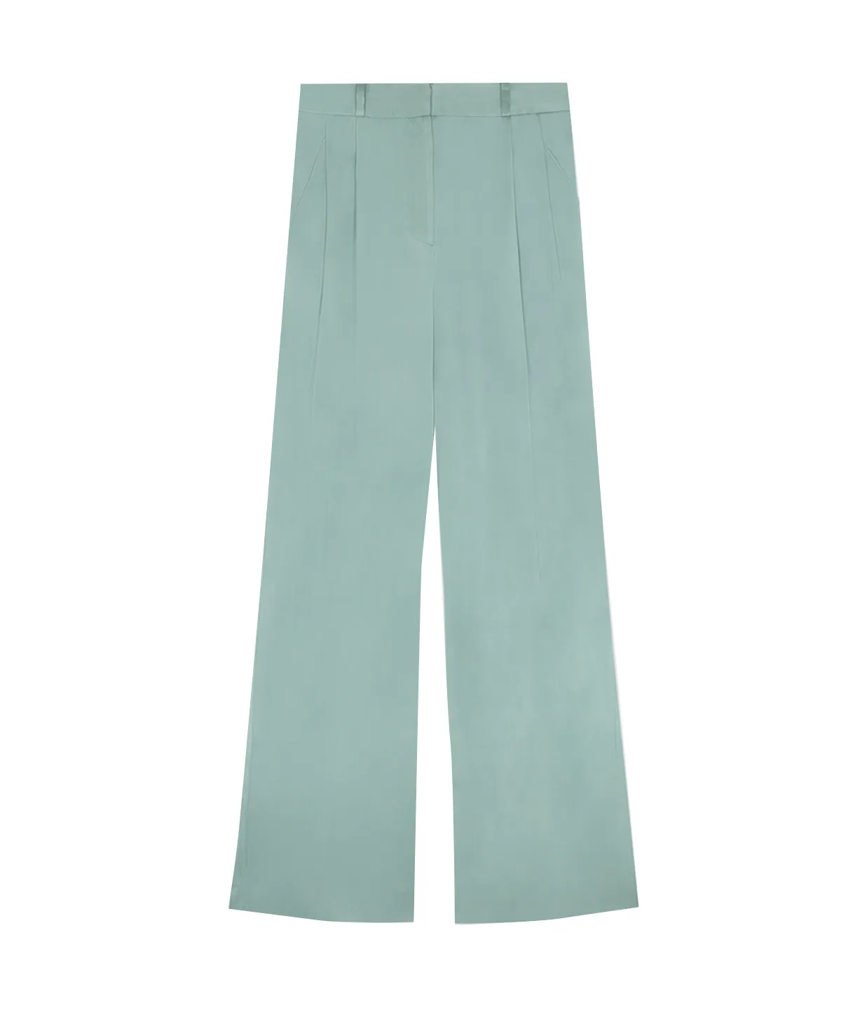Ross Wide Leg Pants in Aqua