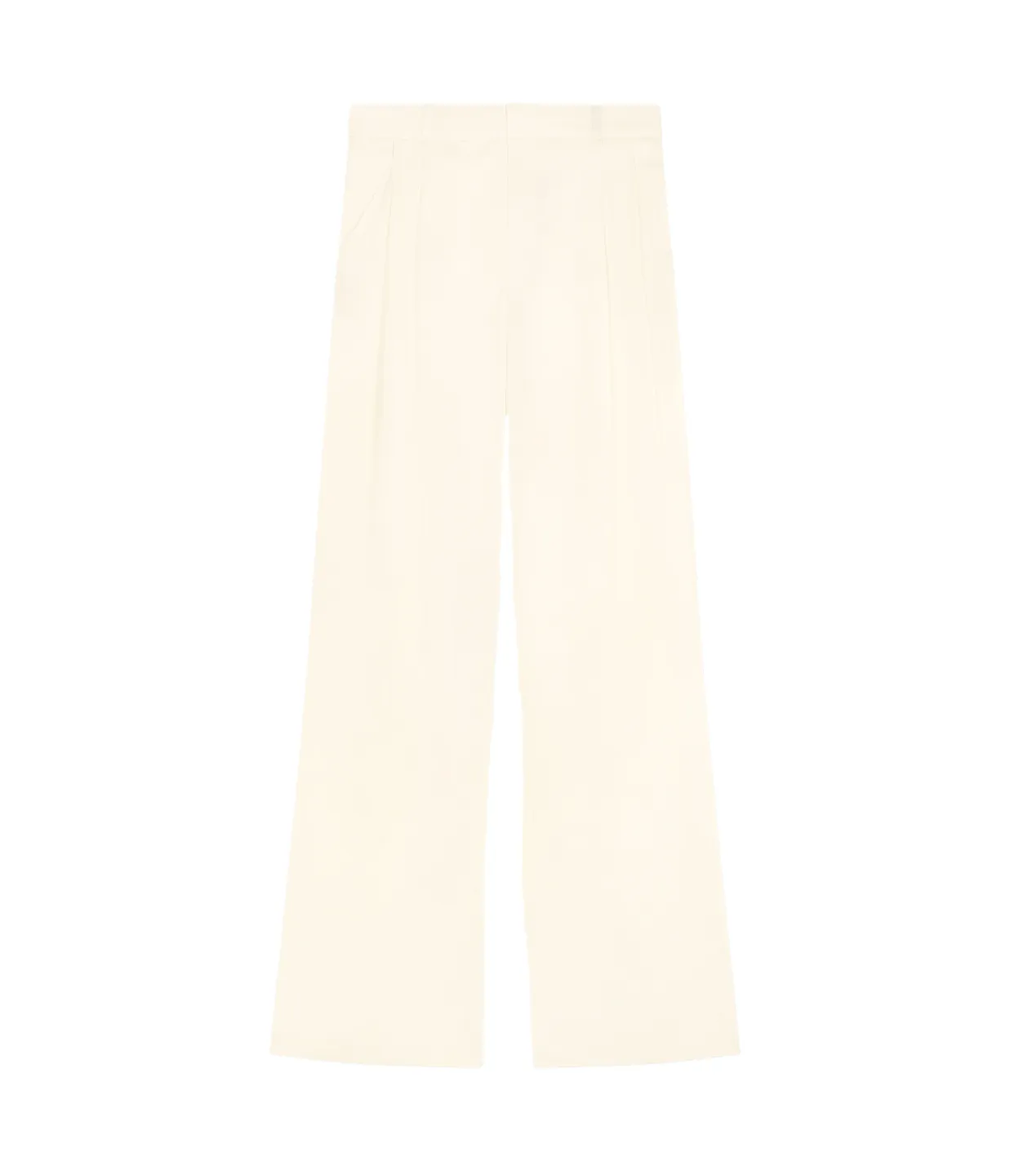 Ross Wide Leg Pants in Ivory
