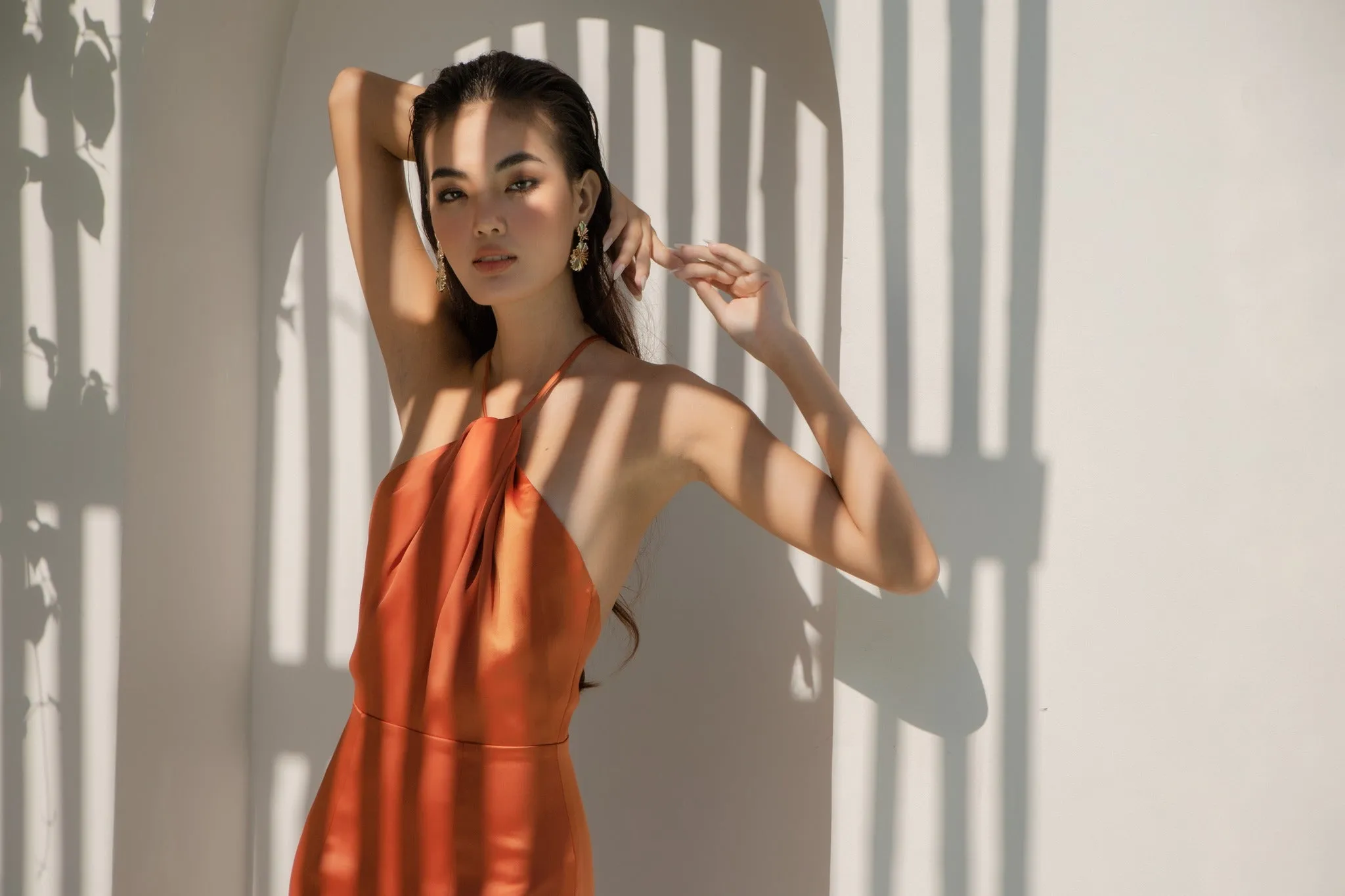 Saron Silk Dress