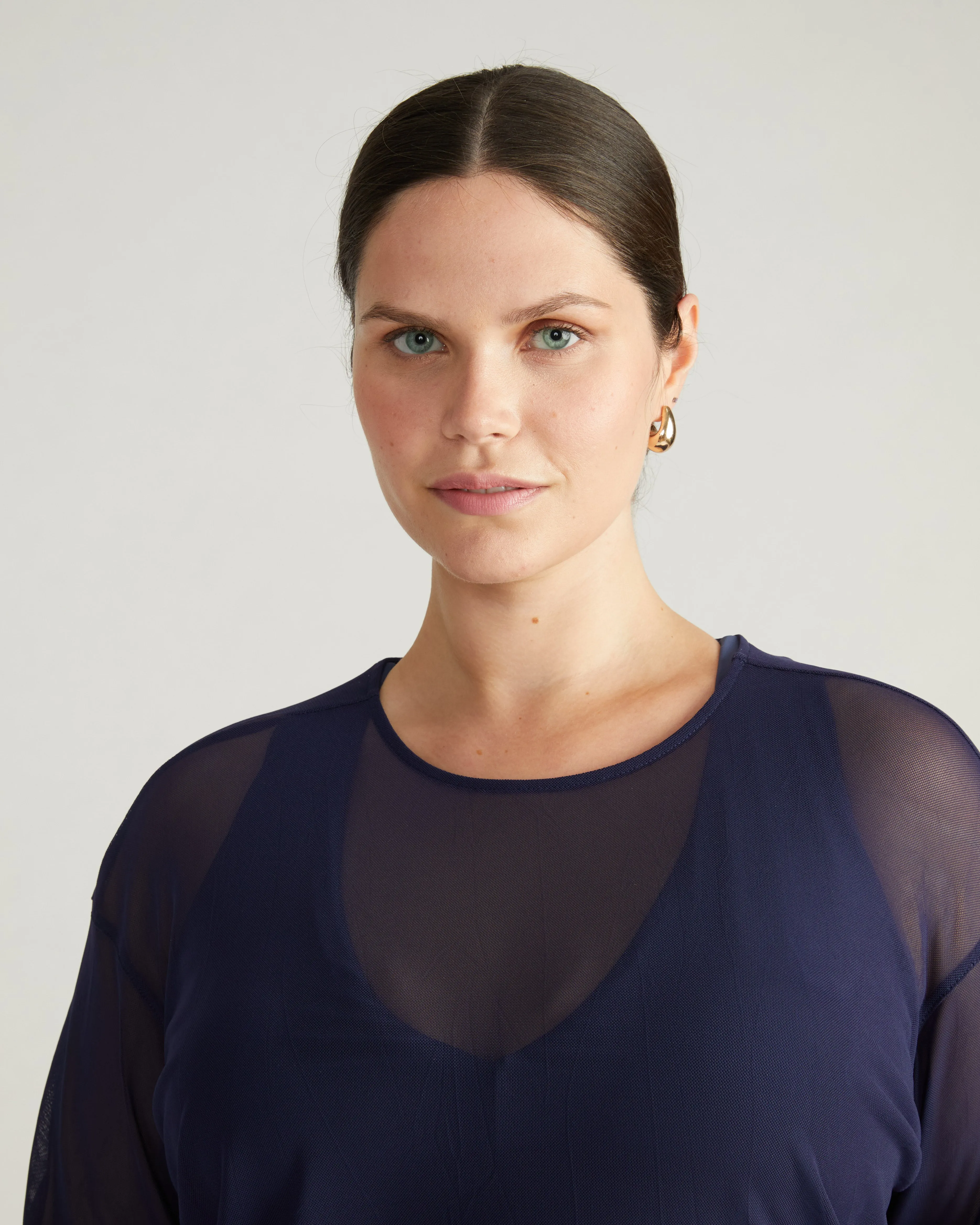 Thames Fog Top - Classic Navy