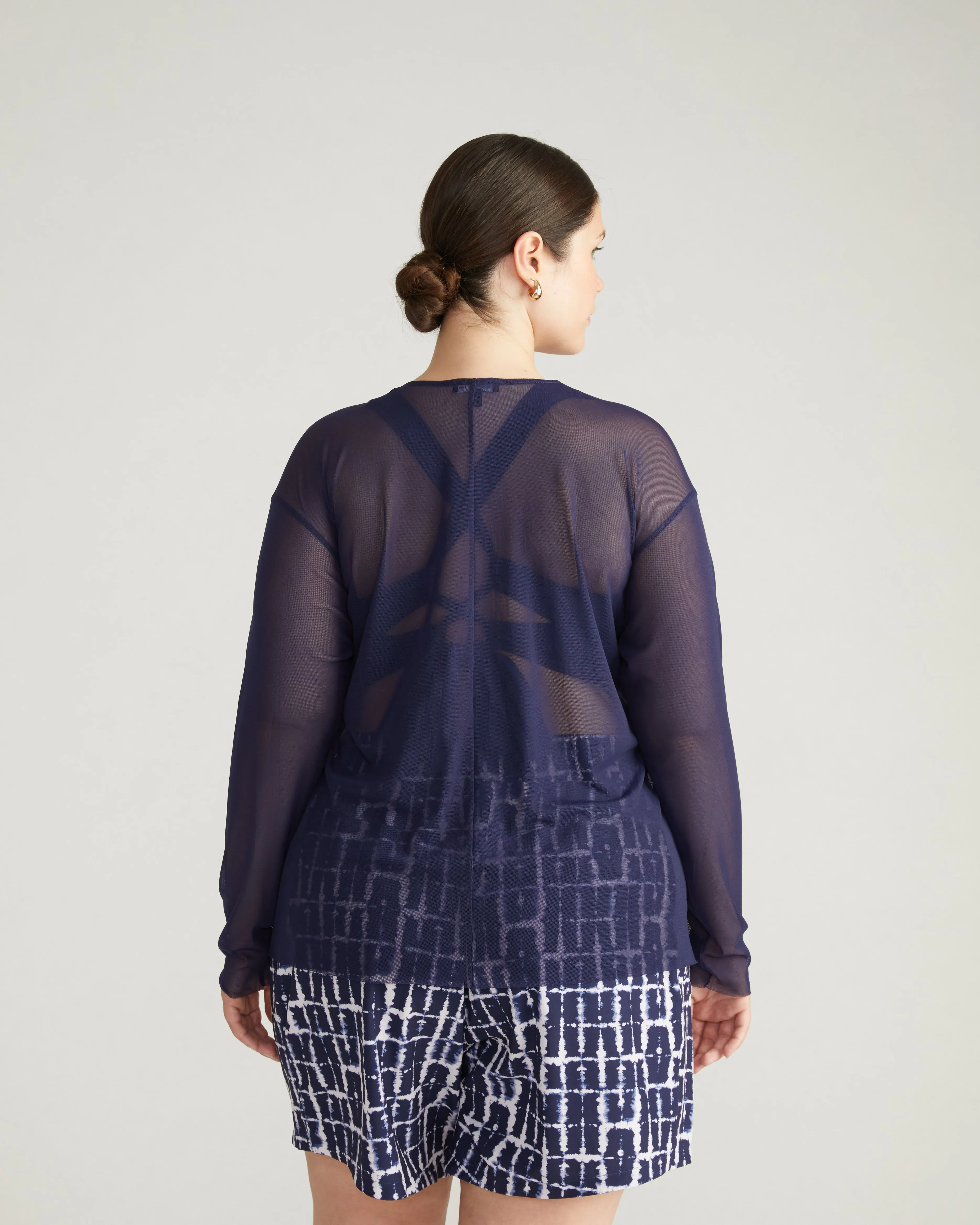 Thames Fog Top - Classic Navy