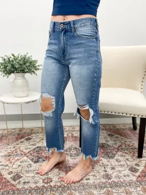 The Ella High Rise Distressed Mom Denim 1, 3, 5, 11