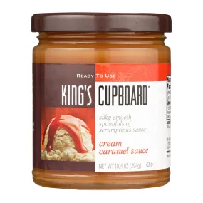 The King's Cupboard Decadent Cream Caramel Sauce (Pack of 12), 10.4 oz