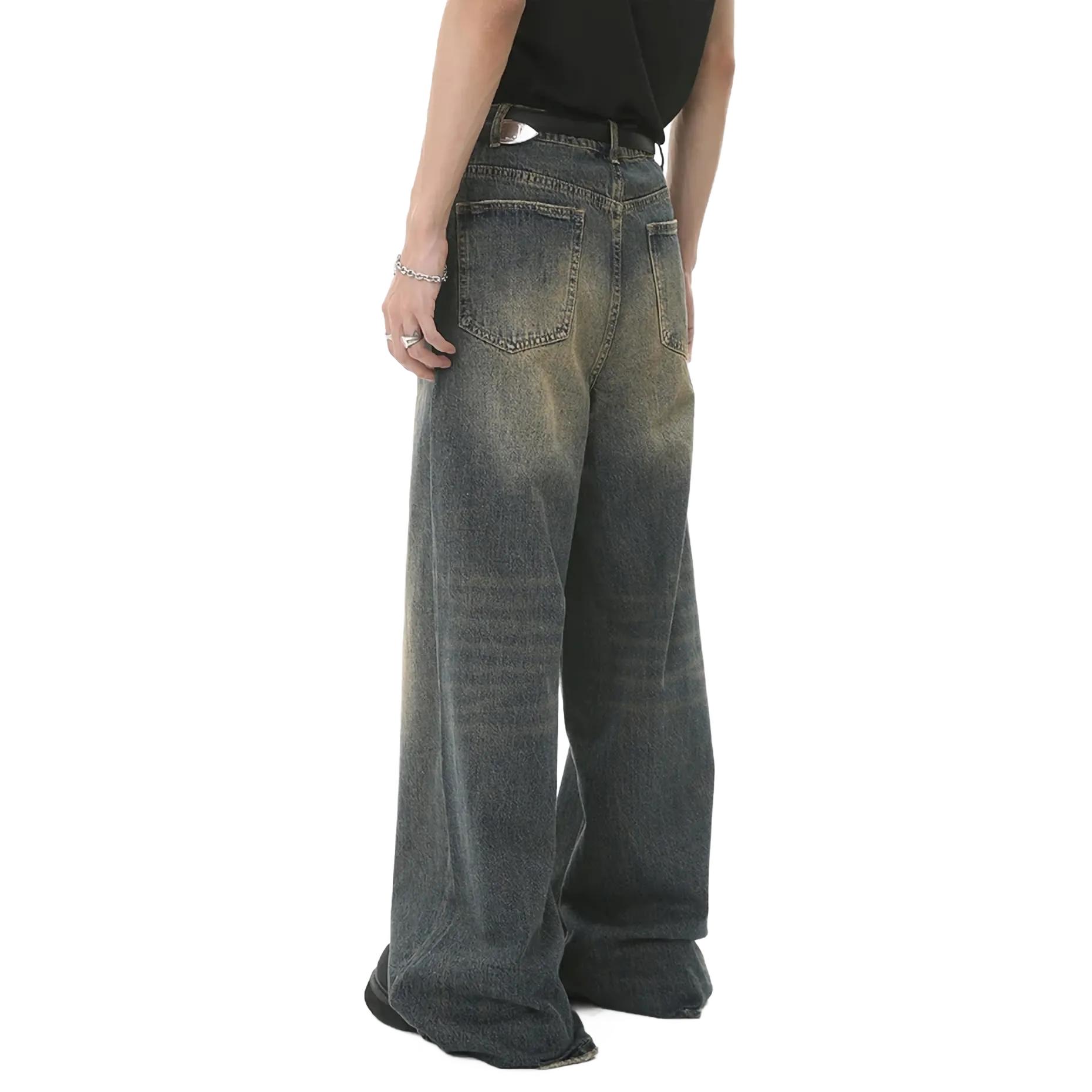 'Timeless' Wide Leg Denim Jeans