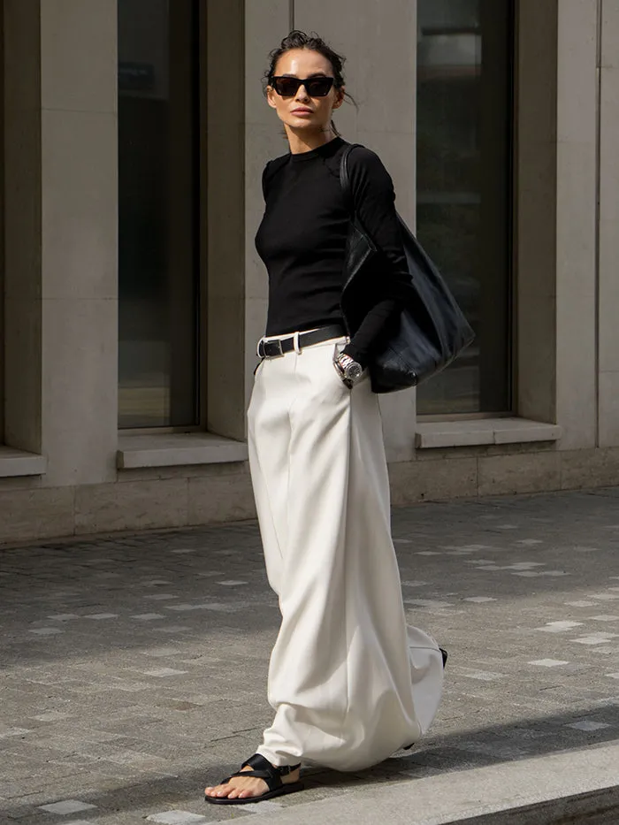 xakxx Stylish H-Line Solid Color Skirts Bottoms