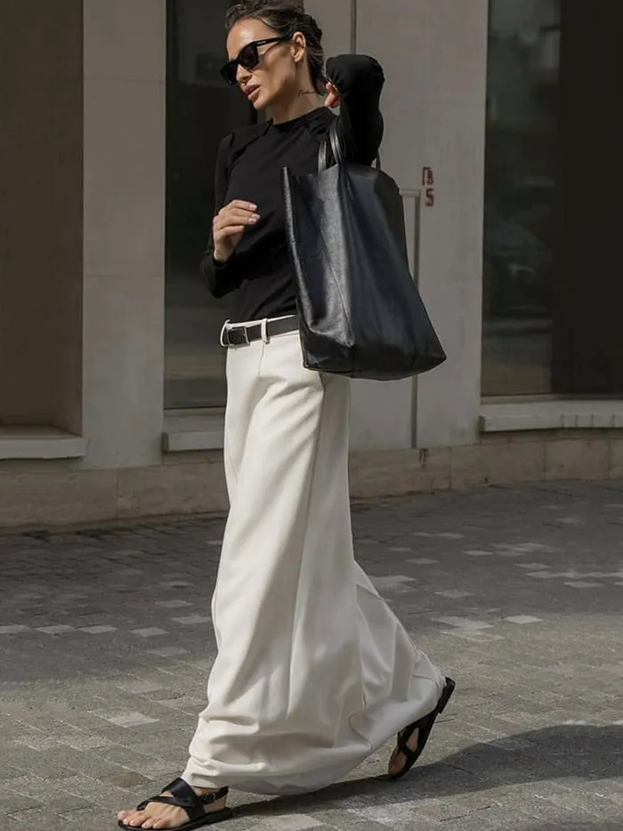 xakxx Stylish H-Line Solid Color Skirts Bottoms